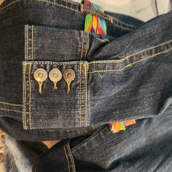 Jou Jou Button Up Denim Dress Size 22/24 - Picture 8 of 8